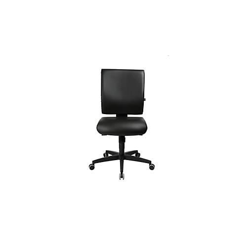 4014296810997 - Bürostuhl LIGHTSTAR 10 ohne Armlehnen Synchronmechanik Flachsitz Kunstleder desinfektionsmittelbeständig schwarz schwarz 4014296810997 - Bürostuhl LIGHTSTAR 10 ohne Armlehnen Synchronmechanik Flachsitz Kunstleder desinfektionsmittelbeständig schwarz schwarz