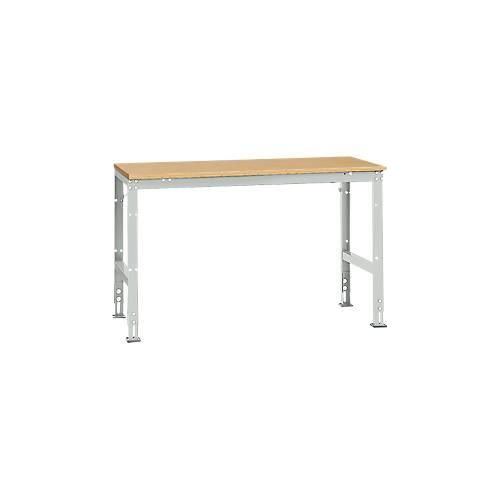 4045916000795 - AU40557035 Arbeits-Grundtisch UNIVERSAL Standard mit Multiplexplatte BxTxH = 1500 x 800 x 760-870 mm Lichtgrau (RAL 7035) 4045916000795 - AU40557035 Arbeits-Grundtisch UNIVERSAL Standard mit Multiplexplatte BxTxH = 1500 x 800 x 760-870 mm Lichtgrau (RAL 7035)
