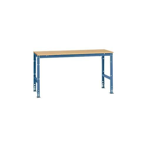 4045916094046 - AU40855007 Arbeits-Grundtisch UNIVERSAL Standard mit Multiplexplatte BxTxH = 1750 x 800 x 760-870 mm Brillantblau (RAL 5007) 4045916094046 - AU40855007 Arbeits-Grundtisch UNIVERSAL Standard mit Multiplexplatte BxTxH = 1750 x 800 x 760-870 mm Brillantblau (RAL 5007)