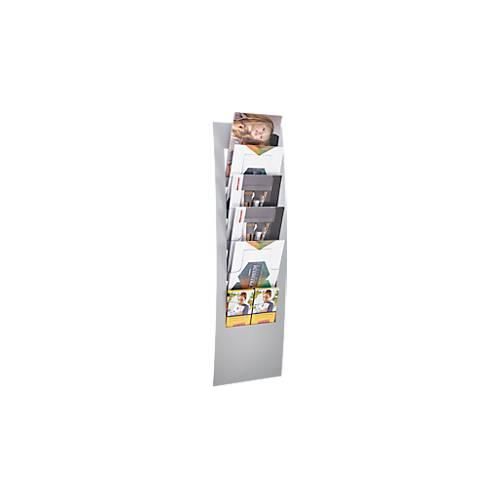 4044917410398 - Wandprospekthalter B 310 x T 100 x H1020 mm für alle Formate weißaluminium Metall 4044917410398 - Wandprospekthalter B 310 x T 100 x H1020 mm für alle Formate weißaluminium Metall