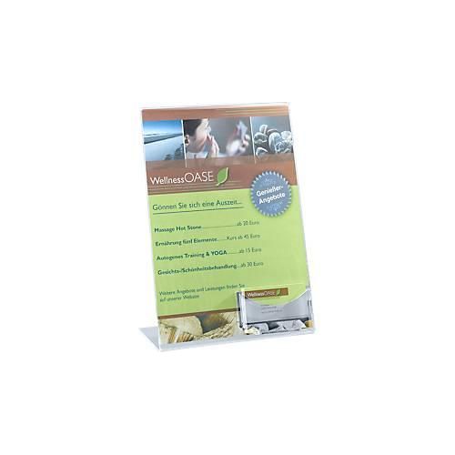 4250510891148 - Tischaufsteller Acryl Visitenkartenfach DIN A4
