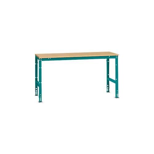 4045916094060 - AU40855021 Arbeits-Grundtisch UNIVERSAL Standard mit Multiplexplatte BxTxH = 1750 x 800 x 760-870 mm Wasserblau 4045916094060 - AU40855021 Arbeits-Grundtisch UNIVERSAL Standard mit Multiplexplatte BxTxH = 1750 x 800 x 760-870 mm Wasserblau
