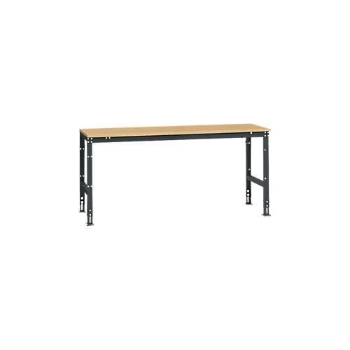 4045916099140 - AU41157016 Arbeits-Grundtisch UNIVERSAL Standard mit Multiplexplatte BxTxH = 2000 x 800 x 760-870 mm Anthrazit 4045916099140 - AU41157016 Arbeits-Grundtisch UNIVERSAL Standard mit Multiplexplatte BxTxH = 2000 x 800 x 760-870 mm Anthrazit