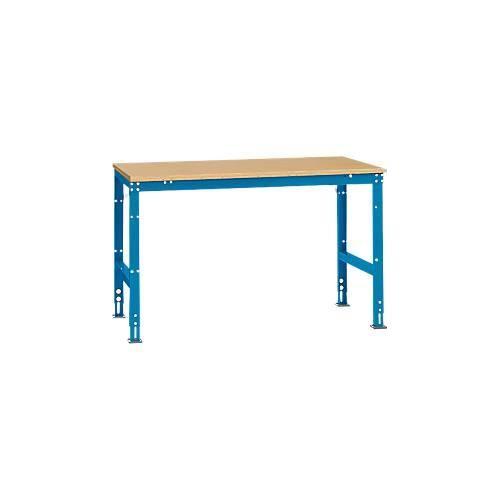 4045916093834 - AU40655012 Arbeits-Grundtisch UNIVERSAL Standard mit Multiplexplatte BxTxH = 1500 x 1000 x 760-870 mm Licht-Blau (RAL 5012) 4045916093834 - AU40655012 Arbeits-Grundtisch UNIVERSAL Standard mit Multiplexplatte BxTxH = 1500 x 1000 x 760-870 mm Licht-Blau (RAL 5012)