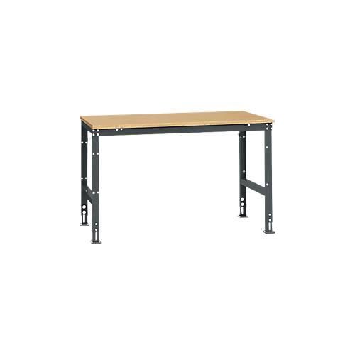 4045916093865 - AU40657016 Arbeits-Grundtisch UNIVERSAL Standard mit Multiplexplatte BxTxH = 1500 x 1000 x 760-870 mm Anthrazit 4045916093865 - AU40657016 Arbeits-Grundtisch UNIVERSAL Standard mit Multiplexplatte BxTxH = 1500 x 1000 x 760-870 mm Anthrazit