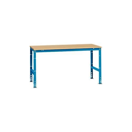 4045916098563 - AU40955012 Arbeits-Grundtisch UNIVERSAL Standard mit Multiplexplatte BxTxH = 1750 x 1000 x 760-870 mm Licht-Blau (RAL 5012) 4045916098563 - AU40955012 Arbeits-Grundtisch UNIVERSAL Standard mit Multiplexplatte BxTxH = 1750 x 1000 x 760-870 mm Licht-Blau (RAL 5012)