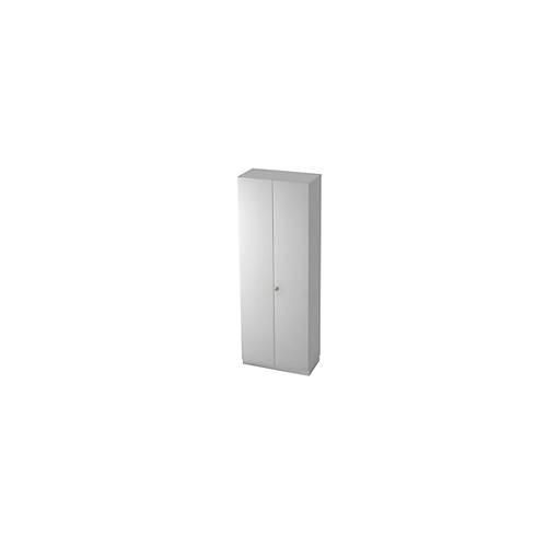 4032062111567 - Garderobenschrank 2 Ablagen B 800 x T 420 mm lichtgrau 4032062111567 - Garderobenschrank 2 Ablagen B 800 x T 420 mm lichtgrau