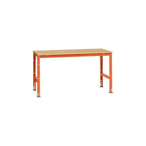 4045916098532 - AU40952001 Arbeits-Grundtisch UNIVERSAL Standard mit Multiplexplatte BxTxH = 1750 x 1000 x 760-870 mm Rotorange (RAL 2001) 4045916098532 - AU40952001 Arbeits-Grundtisch UNIVERSAL Standard mit Multiplexplatte BxTxH = 1750 x 1000 x 760-870 mm Rotorange (RAL 2001)