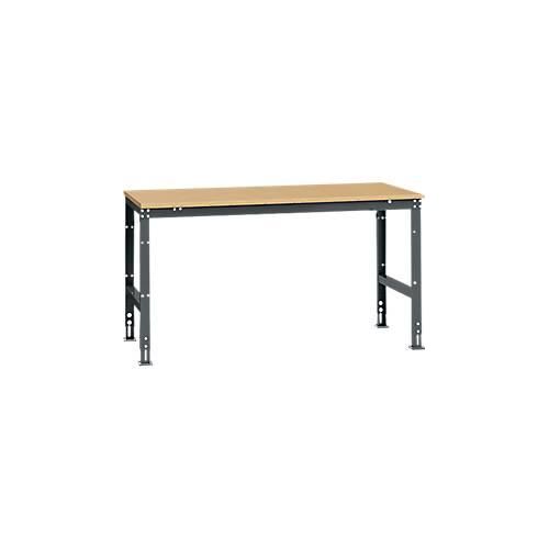 4045916098594 - AU40957016 Arbeits-Grundtisch UNIVERSAL Standard mit Multiplexplatte BxTxH = 1750 x 1000 x 760-870 mm Anthrazit 4045916098594 - AU40957016 Arbeits-Grundtisch UNIVERSAL Standard mit Multiplexplatte BxTxH = 1750 x 1000 x 760-870 mm Anthrazit