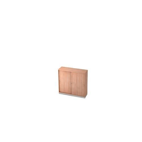 4032062111048 - Schiebetürenschrank 3 OH B 1200 x T 400 mm Nussbaum-Dekor