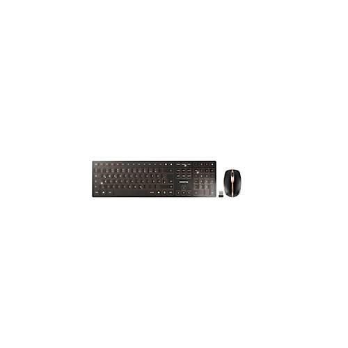 4025112095351 - Funktastatur mit Maus Cherry DW 9100 SLIM QWERTZ USB Bluetooth wiederaufladbar Maus mit 6 Tasten bis 2400 dpi bis 10 m schwarz-bronze 4025112095351 - Funktastatur mit Maus Cherry DW 9100 SLIM QWERTZ USB Bluetooth wiederaufladbar Maus mit 6 Tasten bis 2400 dpi bis 10 m schwarz-bronze