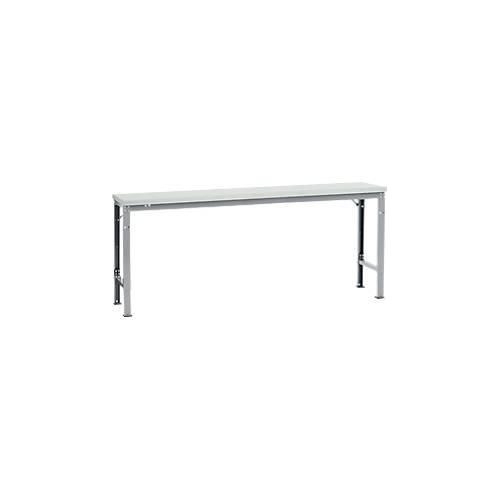 4045916138436 - AU71119006 Arbeits-Grundtisch UNIVERSAL Spezial mit Melaminplatte BxTxH = 2000 x 800 x 722-1022 mm Alusilber 4045916138436 - AU71119006 Arbeits-Grundtisch UNIVERSAL Spezial mit Melaminplatte BxTxH = 2000 x 800 x 722-1022 mm Alusilber