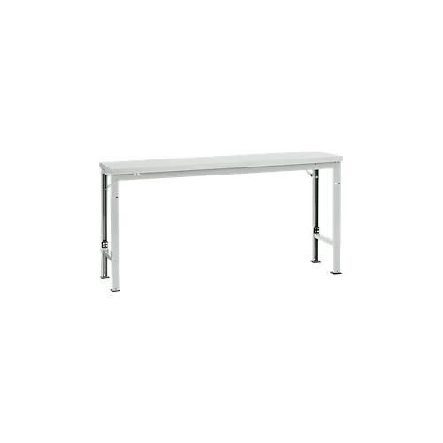 4045916001112 - AU70817035 Arbeits-Grundtisch UNIVERSAL Spezial mit Melaminplatte BxTxH = 1750 x 800 x 722-1022 mm Lichtgrau (RAL 7035) 4045916001112 - AU70817035 Arbeits-Grundtisch UNIVERSAL Spezial mit Melaminplatte BxTxH = 1750 x 800 x 722-1022 mm Lichtgrau (RAL 7035)