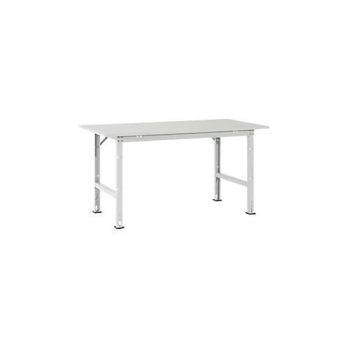 4045916537031 - AS00217035 Packtisch PACKPOOL Standard mit Melaminplatte BxTxH = 1750 x 800 x 760-870 mm Lichtgrau (RAL 7035)