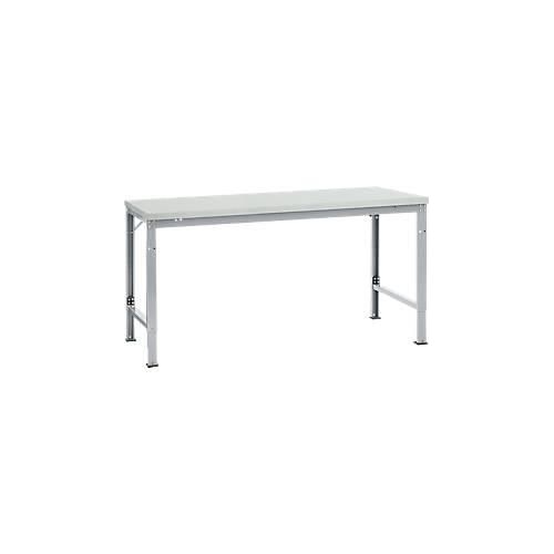 4045916138184 - AU70919006 Arbeits-Grundtisch UNIVERSAL Spezial mit Melaminplatte BxTxH = 1750 x 1000 x 722-1022 mm Alusilber 4045916138184 - AU70919006 Arbeits-Grundtisch UNIVERSAL Spezial mit Melaminplatte BxTxH = 1750 x 1000 x 722-1022 mm Alusilber