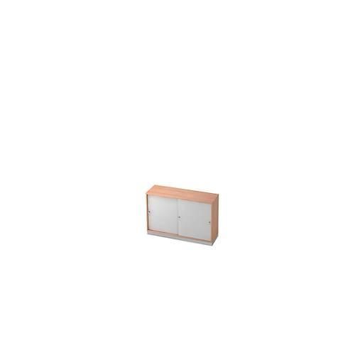 4032062110690 - Schiebetürenschrank 2 OH B 1200 x T 400 mm Nussbaum-Dekor silber 4032062110690 - Schiebetürenschrank 2 OH B 1200 x T 400 mm Nussbaum-Dekor silber