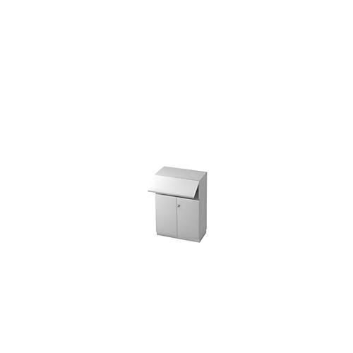 4032062111260 - Aktenschrank mit Sicherheitsklappe 3 OH B 800 x T 420 mm lichtgrau 4032062111260 - Aktenschrank mit Sicherheitsklappe 3 OH B 800 x T 420 mm lichtgrau
