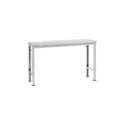 4045916001105 - AU70577035 Arbeits-Grundtisch UNIVERSAL Spezial mit Kunststoffplatte BxTxH = 1500x800x722-1022 mm Lichtgrau (RAL 7035) 4045916001105 - AU70577035 Arbeits-Grundtisch UNIVERSAL Spezial mit Kunststoffplatte BxTxH = 1500x800x722-1022 mm Lichtgrau (RAL 7035)
