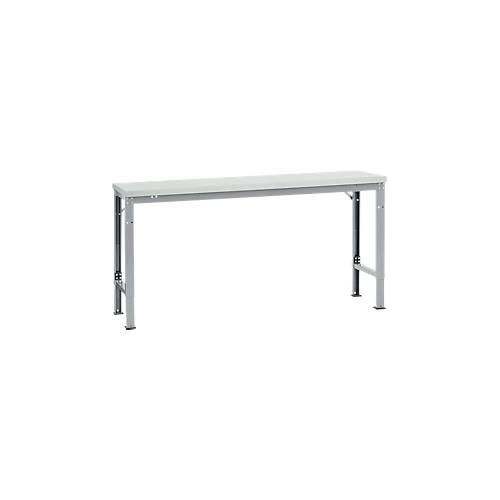 4045916140255 - AU70879006 Arbeits-Grundtisch UNIVERSAL Spezial mit Kunststoffplatte BxTxH = 1750x800x722-1022 mm Alusilber 4045916140255 - AU70879006 Arbeits-Grundtisch UNIVERSAL Spezial mit Kunststoffplatte BxTxH = 1750x800x722-1022 mm Alusilber