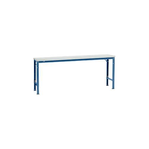 4045916140521 - AU71175007 Arbeits-Grundtisch UNIVERSAL Spezial mit Kunststoffplatte BxTxH = 2000x800x722-1022 mm Brillantblau (RAL 5007) 4045916140521 - AU71175007 Arbeits-Grundtisch UNIVERSAL Spezial mit Kunststoffplatte BxTxH = 2000x800x722-1022 mm Brillantblau (RAL 5007)