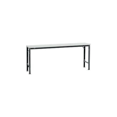 4045916140569 - AU71177016 Arbeits-Grundtisch UNIVERSAL Spezial mit Kunststoffplatte BxTxH = 2000x800x722-1022 mm Anthrazit 4045916140569 - AU71177016 Arbeits-Grundtisch UNIVERSAL Spezial mit Kunststoffplatte BxTxH = 2000x800x722-1022 mm Anthrazit