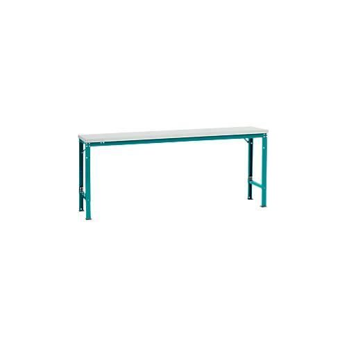 4045916140545 - AU71175021 Arbeits-Grundtisch UNIVERSAL Spezial mit Kunststoffplatte BxTxH = 2000x800x722-1022 mm Wasserblau 4045916140545 - AU71175021 Arbeits-Grundtisch UNIVERSAL Spezial mit Kunststoffplatte BxTxH = 2000x800x722-1022 mm Wasserblau