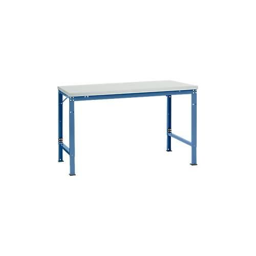 4045916139983 - AU70675007 Arbeits-Grundtisch UNIVERSAL Spezial mit Kunststoffplatte BxTxH = 1500x1000x722-1022 mm Brillantblau (RAL 5007) 4045916139983 - AU70675007 Arbeits-Grundtisch UNIVERSAL Spezial mit Kunststoffplatte BxTxH = 1500x1000x722-1022 mm Brillantblau (RAL 5007)