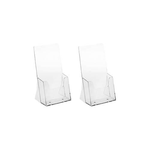 4250510891254 - Tischaufsteller Polystyrol für DIN lang 2 Stück