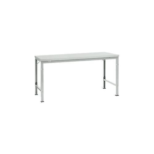 4045916140354 - AU70977035 Arbeits-Grundtisch UNIVERSAL Spezial mit Kunststoffplatte BxTxH = 1750x1000x722-1022 mm Lichtgrau (RAL 7035) 4045916140354 - AU70977035 Arbeits-Grundtisch UNIVERSAL Spezial mit Kunststoffplatte BxTxH = 1750x1000x722-1022 mm Lichtgrau (RAL 7035)