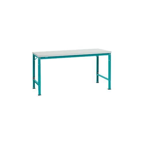 4045916140323 - AU70975021 Arbeits-Grundtisch UNIVERSAL Spezial mit Kunststoffplatte BxTxH = 1750x1000x722-1022 mm Wasserblau 4045916140323 - AU70975021 Arbeits-Grundtisch UNIVERSAL Spezial mit Kunststoffplatte BxTxH = 1750x1000x722-1022 mm Wasserblau