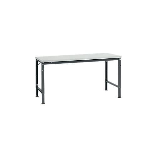 4045916140347 - AU70977016 Arbeits-Grundtisch UNIVERSAL Spezial mit Kunststoffplatte BxTxH = 1750x1000x722-1022 mm Anthrazit 4045916140347 - AU70977016 Arbeits-Grundtisch UNIVERSAL Spezial mit Kunststoffplatte BxTxH = 1750x1000x722-1022 mm Anthrazit