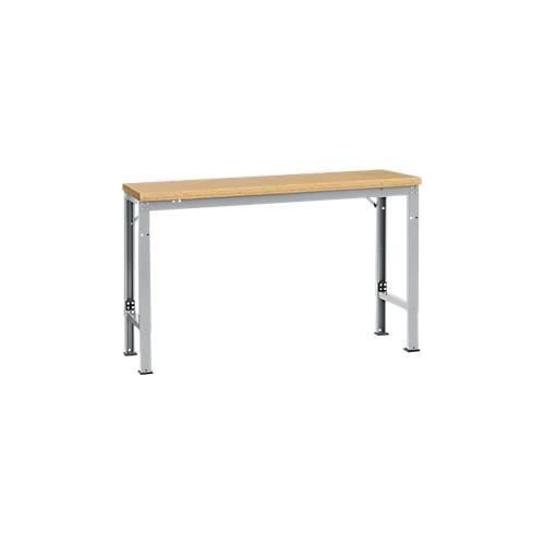 4045916146516 - AU70559006 Arbeits-Grundtisch UNIVERSAL Spezial mit Multiplexplatte BxTxH = 1500 x 800 x 722-1022 mm Alusilber 4045916146516 - AU70559006 Arbeits-Grundtisch UNIVERSAL Spezial mit Multiplexplatte BxTxH = 1500 x 800 x 722-1022 mm Alusilber