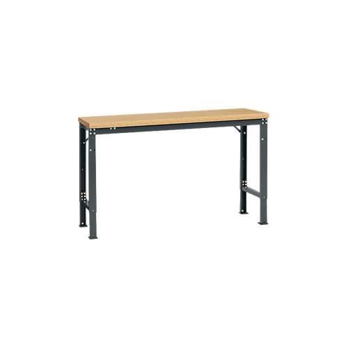 4045916146509 - AU70557016 Arbeits-Grundtisch UNIVERSAL Spezial mit Multiplexplatte BxTxH = 1500 x 800 x 722-1022 mm Anthrazit 4045916146509 - AU70557016 Arbeits-Grundtisch UNIVERSAL Spezial mit Multiplexplatte BxTxH = 1500 x 800 x 722-1022 mm Anthrazit