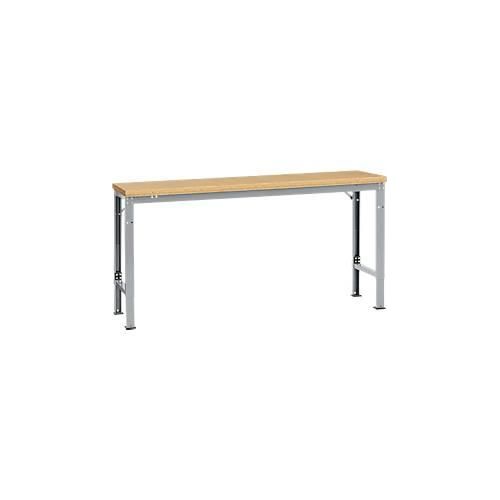 4045916146837 - AU70859006 Arbeits-Grundtisch UNIVERSAL Spezial mit Multiplexplatte BxTxH = 1750 x 800 x 722-1022 mm Alusilber 4045916146837 - AU70859006 Arbeits-Grundtisch UNIVERSAL Spezial mit Multiplexplatte BxTxH = 1750 x 800 x 722-1022 mm Alusilber