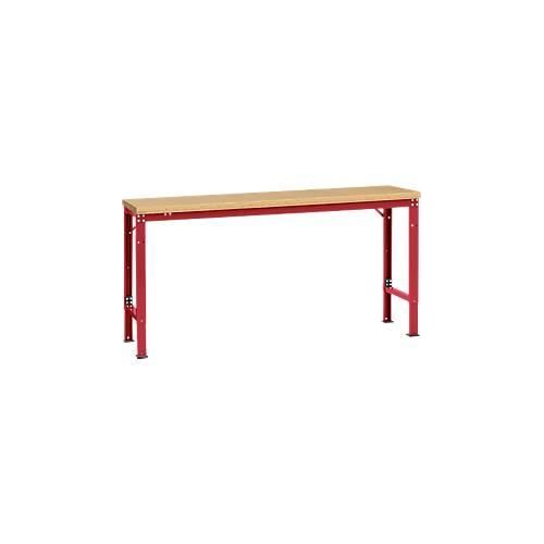 4045916146776 - AU70853003 Arbeits-Grundtisch UNIVERSAL Spezial mit Multiplexplatte BxTxH = 1750 x 800 x 722-1022 mm Rubin-Rot 4045916146776 - AU70853003 Arbeits-Grundtisch UNIVERSAL Spezial mit Multiplexplatte BxTxH = 1750 x 800 x 722-1022 mm Rubin-Rot