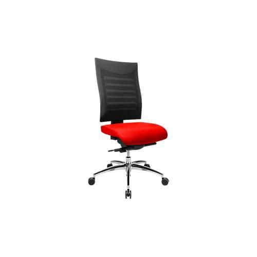 4014296287270 - Select Bürostuhl SSI PROLINE S3+ Synchronmechanik ohne Armlehnen 3D-Netz-Rückenlehne 3D-Sitzgelenk rot schwarz 4014296287270 - Select Bürostuhl SSI PROLINE S3+ Synchronmechanik ohne Armlehnen 3D-Netz-Rückenlehne 3D-Sitzgelenk rot schwarz