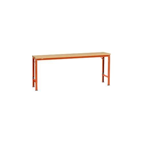 4045916147063 - AU71152001 Arbeits-Grundtisch UNIVERSAL Spezial mit Multiplexplatte BxTxH = 2000 x 800 x 722-1022 mm Rotorange (RAL 2001) 4045916147063 - AU71152001 Arbeits-Grundtisch UNIVERSAL Spezial mit Multiplexplatte BxTxH = 2000 x 800 x 722-1022 mm Rotorange (RAL 2001)