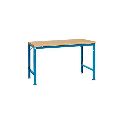 4045916146578 - AU70655012 Arbeits-Grundtisch UNIVERSAL Spezial mit Multiplexplatte BxTxH = 1500 x 1000 x 722-1022 mm Licht-Blau (RAL 5012) 4045916146578 - AU70655012 Arbeits-Grundtisch UNIVERSAL Spezial mit Multiplexplatte BxTxH = 1500 x 1000 x 722-1022 mm Licht-Blau (RAL 5012)