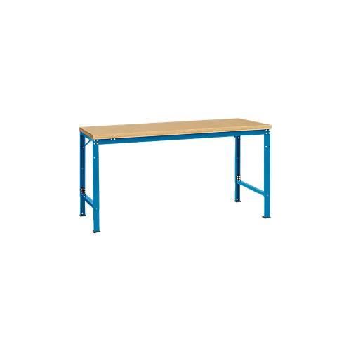 4045916146882 - AU70955012 Arbeits-Grundtisch UNIVERSAL Spezial mit Multiplexplatte BxTxH = 1750 x 1000 x 722-1022 mm Licht-Blau (RAL 5012) 4045916146882 - AU70955012 Arbeits-Grundtisch UNIVERSAL Spezial mit Multiplexplatte BxTxH = 1750 x 1000 x 722-1022 mm Licht-Blau (RAL 5012)