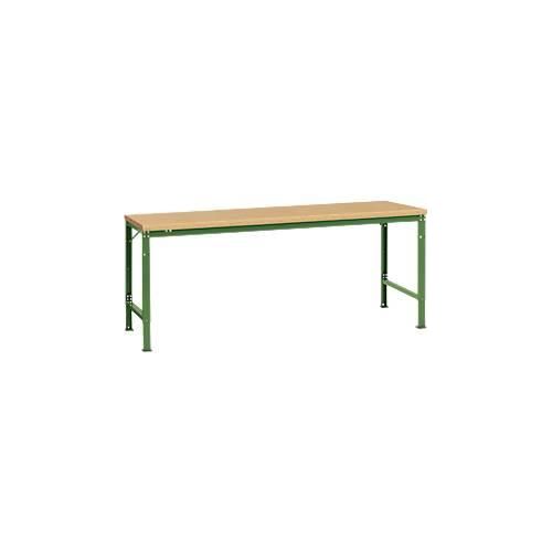 4045916147186 - AU71256011 Arbeits-Grundtisch UNIVERSAL Spezial mit Multiplexplatte BxTxH = 2000 x 1000 x 722-1022 mm Resedagrün (RAL 6011) 4045916147186 - AU71256011 Arbeits-Grundtisch UNIVERSAL Spezial mit Multiplexplatte BxTxH = 2000 x 1000 x 722-1022 mm Resedagrün (RAL 6011)
