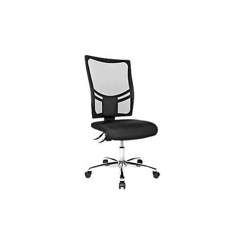 4014296247854 - Bürostuhl NETZ POINT 100 ohne Armlehnen Knierolle atmungsaktive Rückenlehne schwarz 4014296247854 - Bürostuhl NETZ POINT 100 ohne Armlehnen Knierolle atmungsaktive Rückenlehne schwarz