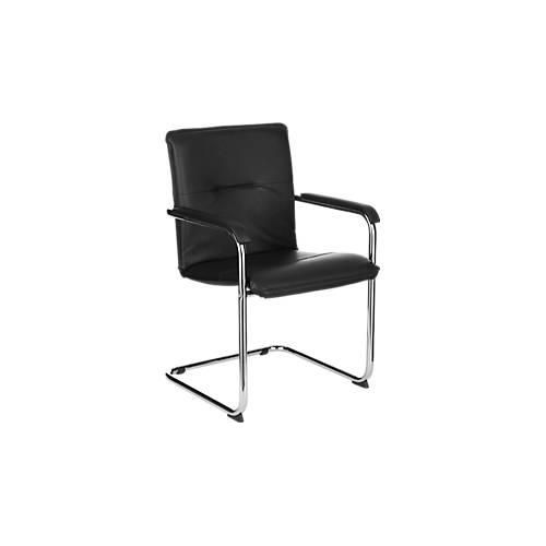 5901747084740 - Freischwinger Rumba Echtleder schwarz 5901747084740 - Freischwinger Rumba Echtleder schwarz