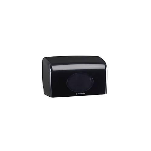 5027375050367 - Kimberly-Clark® Aquarius Toilettenpapierspender 7191 für Kleinrollen manuelle Entnahme L 180 x B 298 x H 128 mm Kunststoff schwarz