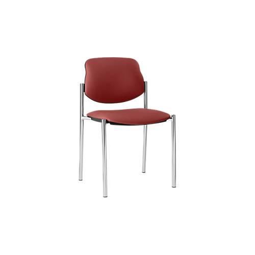 5901747005288 - Stapelstuhl Styl ohne Armlehnen Lederoptik chili red stapelbar bis zu 6 Stück 5901747005288 - Stapelstuhl Styl ohne Armlehnen Lederoptik chili red stapelbar bis zu 6 Stück