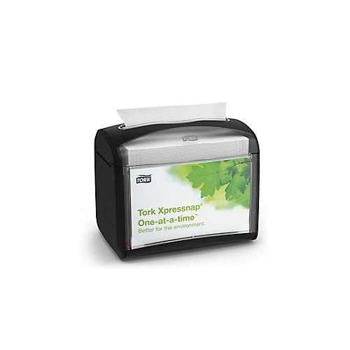 7322540660388 - Tork® Serviettenspender Xpressnap Fit® 272611 Einzelblattausgabe Füllstandanzeige Werbefläche L 150 x B 201 x H 155 mm Kunststoff schwarz 7322540660388 - Tork® Serviettenspender Xpressnap Fit® 272611 Einzelblattausgabe Füllstandanzeige Werbefläche L 150 x B 201 x H 155 mm Kunststoff schwarz