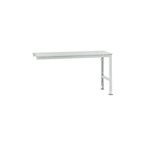 4045916000986 - AU60877035 Arbeits-Anbautisch UNIVERSAL Standard mit Kunststoffplatte BxTxH = 1750 x 800 x 760-870 mm Lichtgrau (RAL 7035) 4045916000986 - AU60877035 Arbeits-Anbautisch UNIVERSAL Standard mit Kunststoffplatte BxTxH = 1750 x 800 x 760-870 mm Lichtgrau (RAL 7035)
