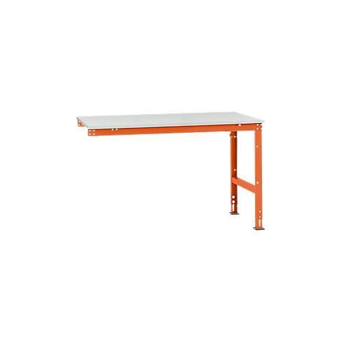 4045916080872 - AU60672001 Arbeits-Anbautisch UNIVERSAL Standard mit Kunststoffplatte BxTxH = 1500 x 1000 x 760-870 mm Rotorange (RAL 2001) 4045916080872 - AU60672001 Arbeits-Anbautisch UNIVERSAL Standard mit Kunststoffplatte BxTxH = 1500 x 1000 x 760-870 mm Rotorange (RAL 2001)