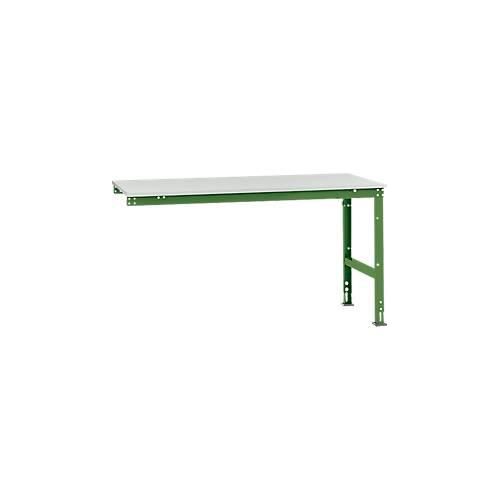 4045916081244 - AU60976011 Arbeits-Anbautisch UNIVERSAL Standard mit Kunststoffplatte BxTxH = 1750 x 1000 x 760-870 mm Resedagrün (RAL 6011) 4045916081244 - AU60976011 Arbeits-Anbautisch UNIVERSAL Standard mit Kunststoffplatte BxTxH = 1750 x 1000 x 760-870 mm Resedagrün (RAL 6011)
