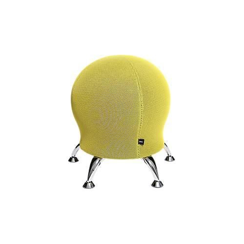 4014296704746 - Hocker Sitness 5 mit integriertem Gymnastikball belastbar bis 110 kg gelb