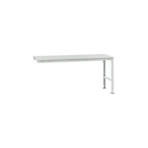 4045916001044 - AU61277035 Arbeits-Anbautisch UNIVERSAL Standard mit Kunststoffplatte BxTxH = 2000 x 1000 x 760-870 mm Lichtgrau (RAL 7035) 4045916001044 - AU61277035 Arbeits-Anbautisch UNIVERSAL Standard mit Kunststoffplatte BxTxH = 2000 x 1000 x 760-870 mm Lichtgrau (RAL 7035)